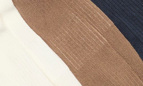Nordstrom Rack 3-pack Pillow Sole Ribbed Quarter Socks In Multi