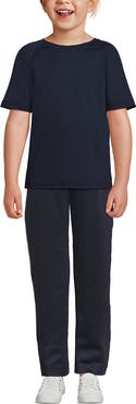 Lands' End School Uniform Kids Short Sleeve Active Tee