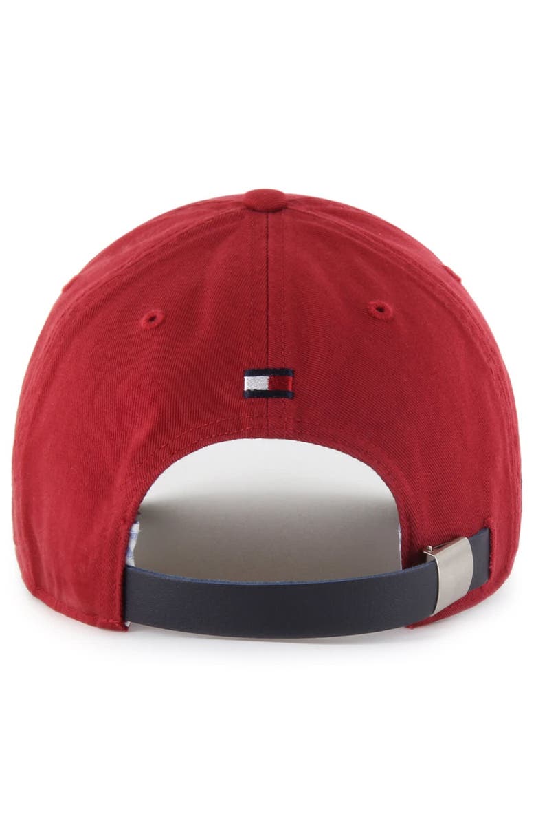 '47 Men's '47 x Tommy Hilfiger Red/Navy Chicago Bulls Courtside Cleanup Adjustable Hat, Alternate, color, Red