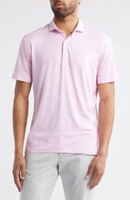 johnnie-O Marlin Microprint Featherweight Performance Polo