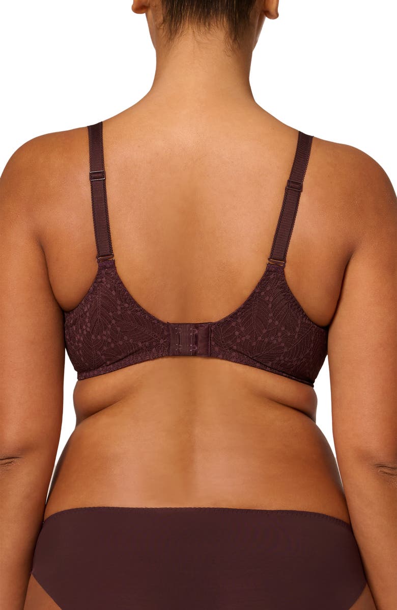 Simone Perele Comete Underwire Bra, Alternate, color, Dark Brown