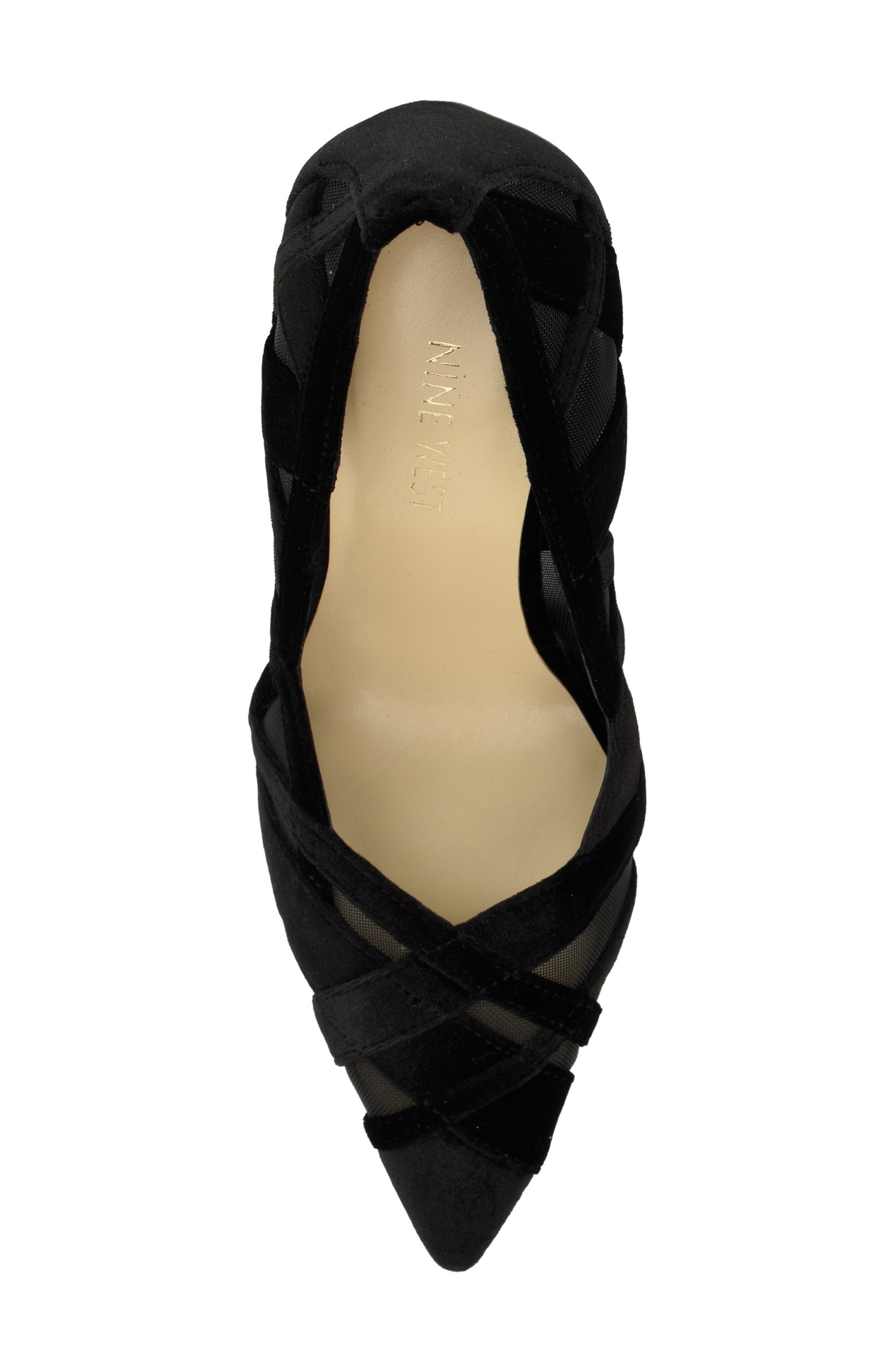 Fraley Pointed Toe Pump, Alternate, color, BLACK/ BLACK