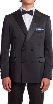 PAISLEY & GRAY Soho Slim Fit Double Breasted Suit Jacket