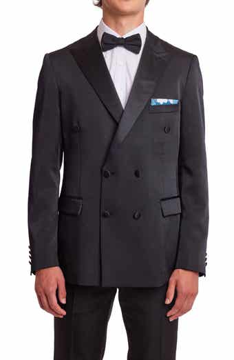 PAISLEY & GRAY Soho Slim Fit Double Breasted Suit Jacket