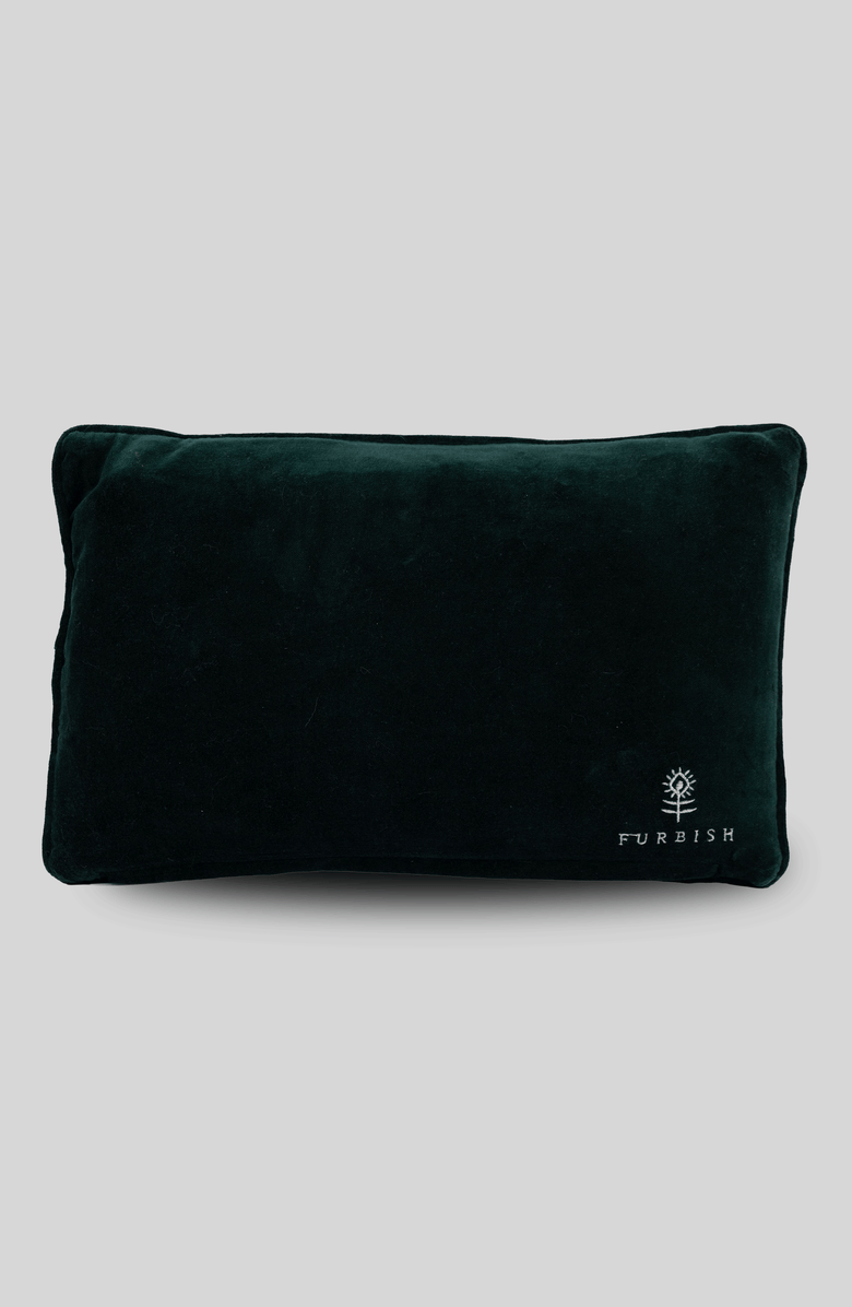Furbish Studio Often Wrong Needlepoint Pillow, Alternate, color, Often Wrong