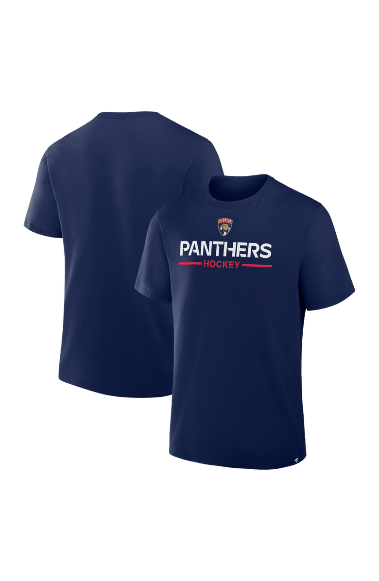FANATICS Men
s Fanatics Navy Florida Panthers Authentic Pro Primary T-Shirt, Main, color, Navy