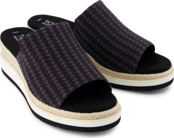 Margo Espadrille Wedge Slide Sandal