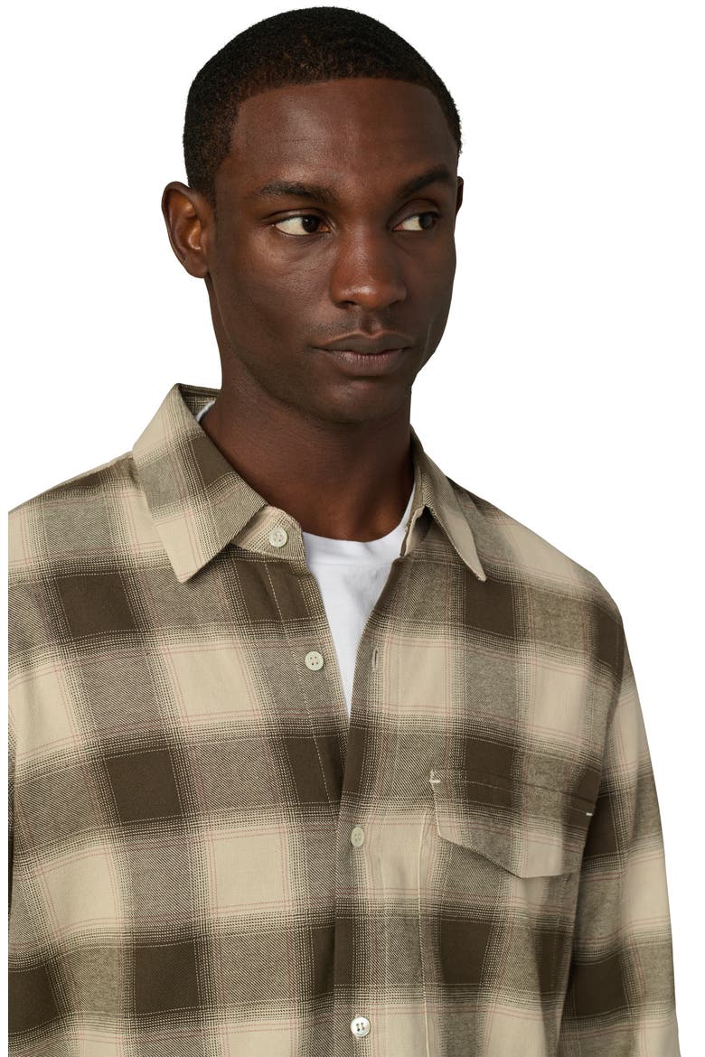 The Reynolds Plaid Cotton Button-Up Shirt, Alternate, color, BUNGEE PLAID