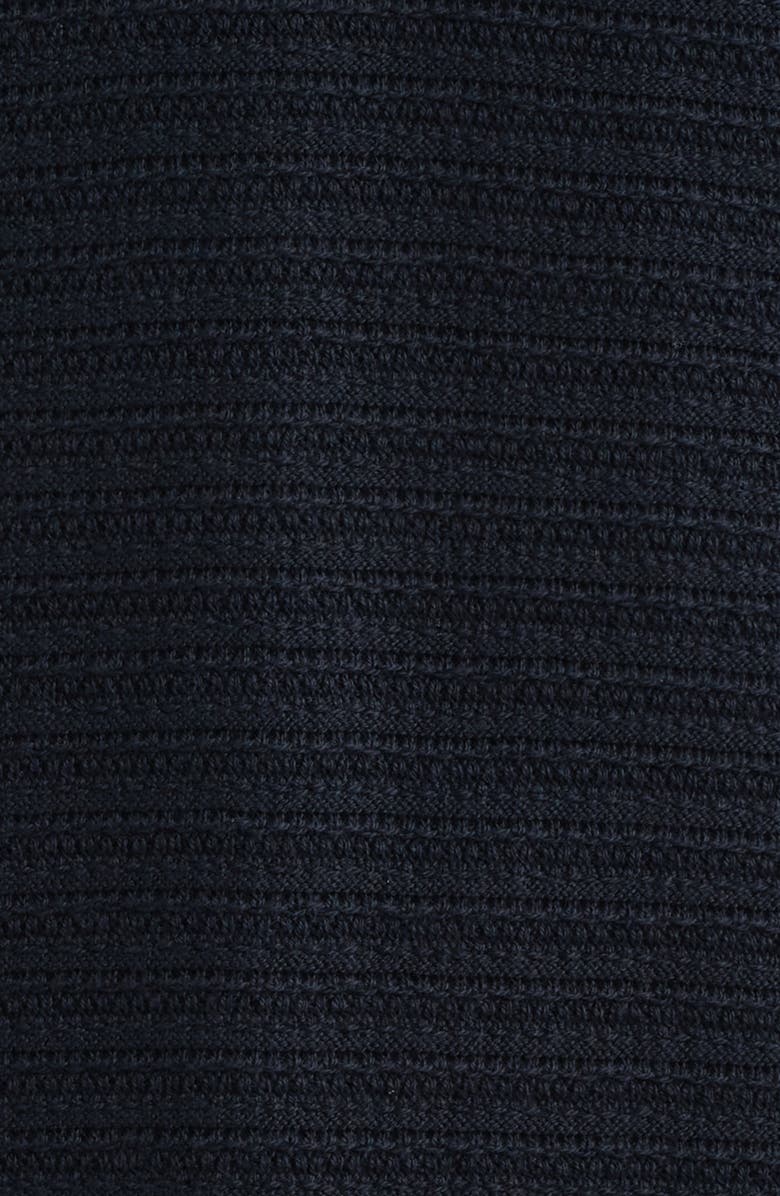 Mavi Jeans Short Sleeve Sweater Polo, Alternate, color, Dark Sapphire