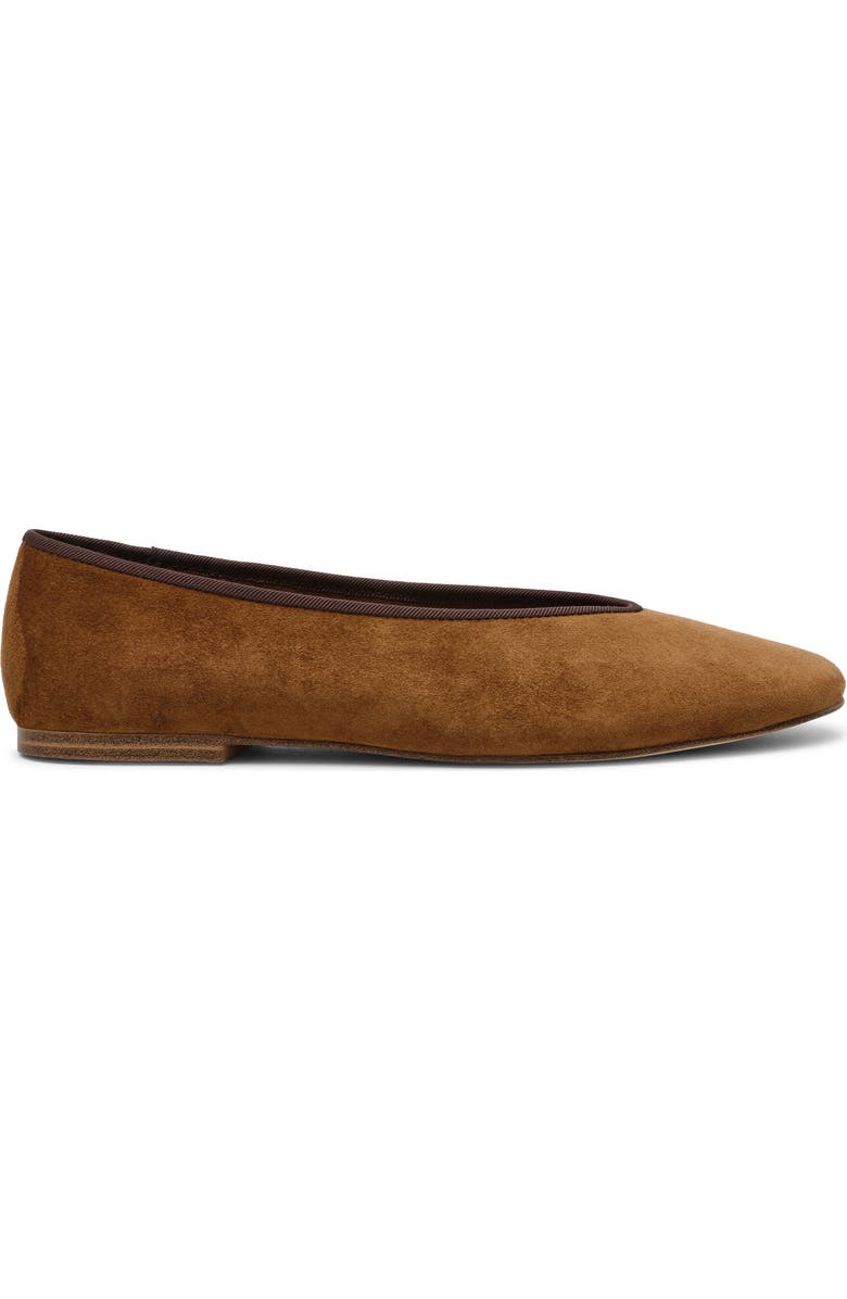 Steve Madden Pipa Ballet Flat, Alternate, color, Chestnut Suede