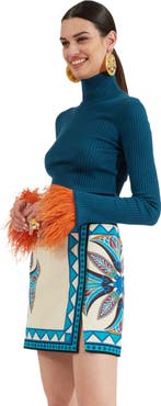 La DoubleJ Foulard Mini Skirt Lotus Placée Ivory