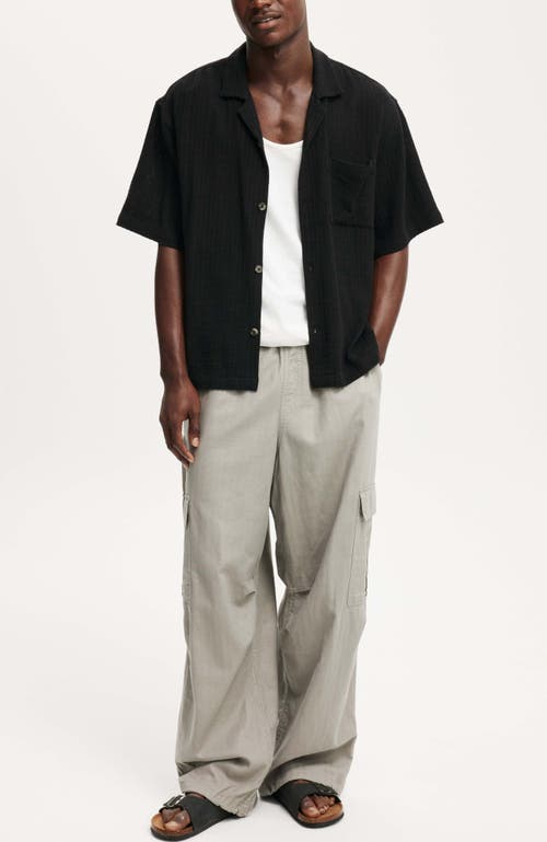 COTTON ON BOX FIT SHORT SLEEVE SHIRT