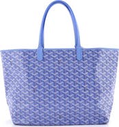 Pre-Owned Goyard Saint Louis Reversible Tote Coated Canvas and Printed Canvas PM