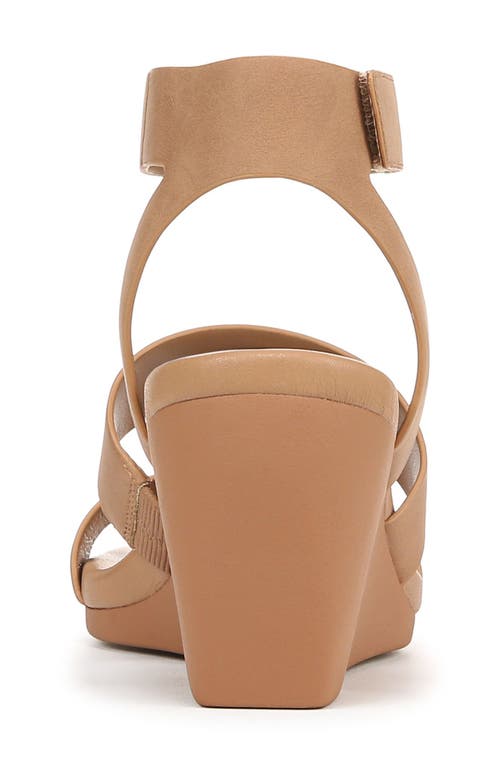 Naturalizer Ignite Wedge Sandals In Cookie Dough Brown