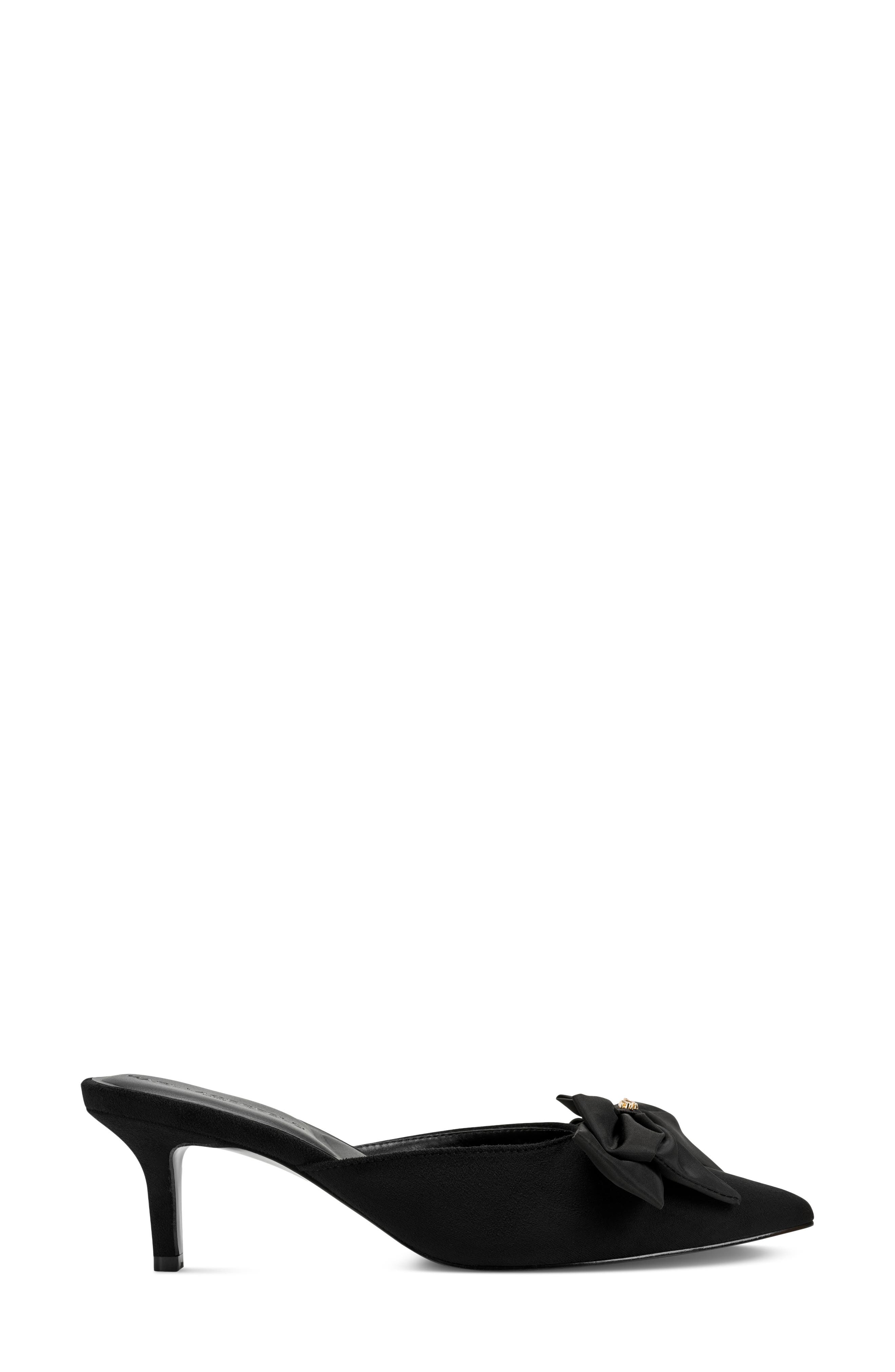 Larina Mule Pump, Alternate, color, BLACK