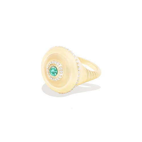 Campbell + Charlotte Evolve Cocktail Ring In Gold