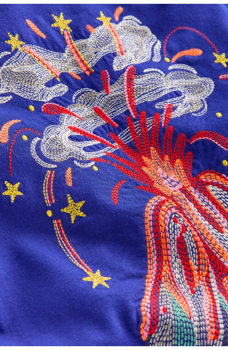 Mini Boden Kids' Superstitch Volcano Long Sleeve Cotton Graphic T-Shirt, Alternate, color, Volcano