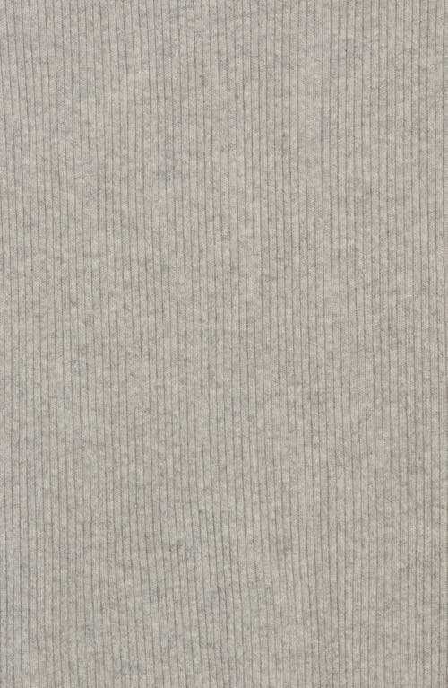 Portolano Cashmere Ribbed Wrap Scarf In Gray