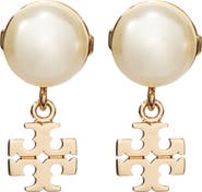 Tory Burch Moondance Faux Pearl Drop Earrings