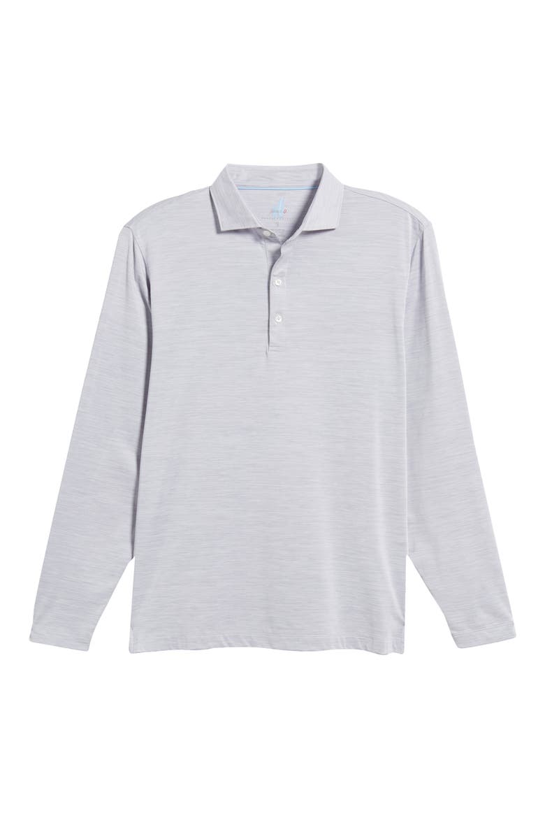Swing Long Sleeve Performance Polo, Alternate, color, LIGHT GRAY
