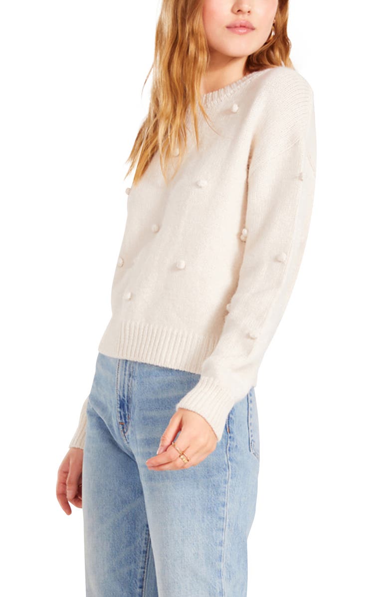 BB Dakota by Steve Madden Bobble Yum Embellished Sweater, Alternate, color,