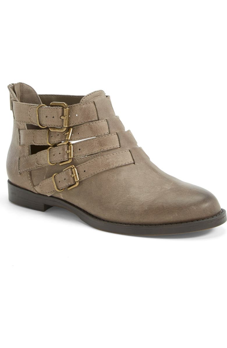Bella Vita 'Ronan' Buckle Leather Bootie, Main, color,