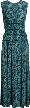 Ulla Johnson Kamaria Floral Jersey Midi Dress