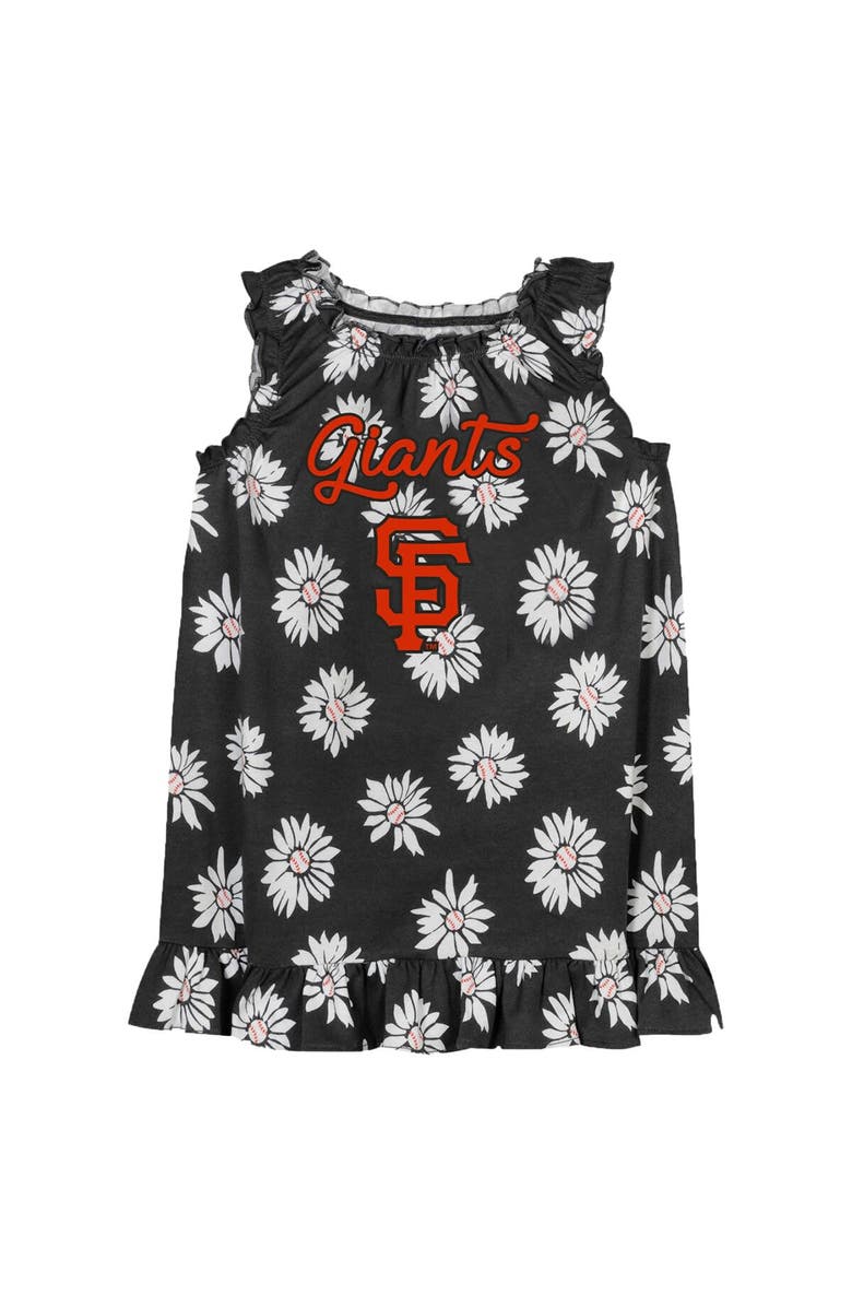 Outerstuff Infant Fanatics Branded Black San Francisco Giants Hop Skip Diaper Cover Set, Alternate, color, 