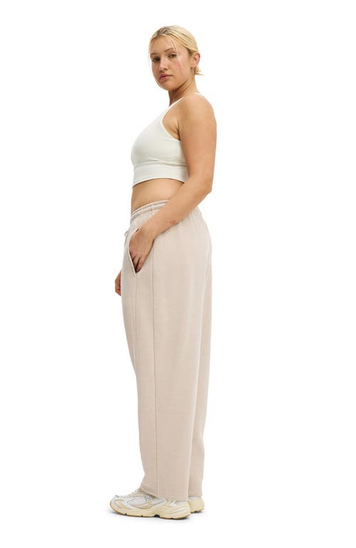 Cotton On Body Active Plush Essential Barrel Sweatpant In Neutral