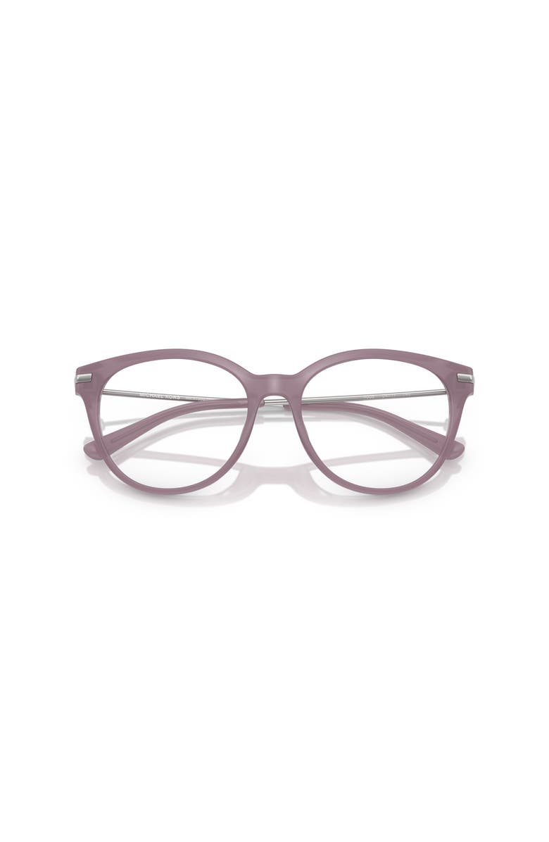 Michael Kors 54mm Round optical glasses, Alternate, color, Violet
