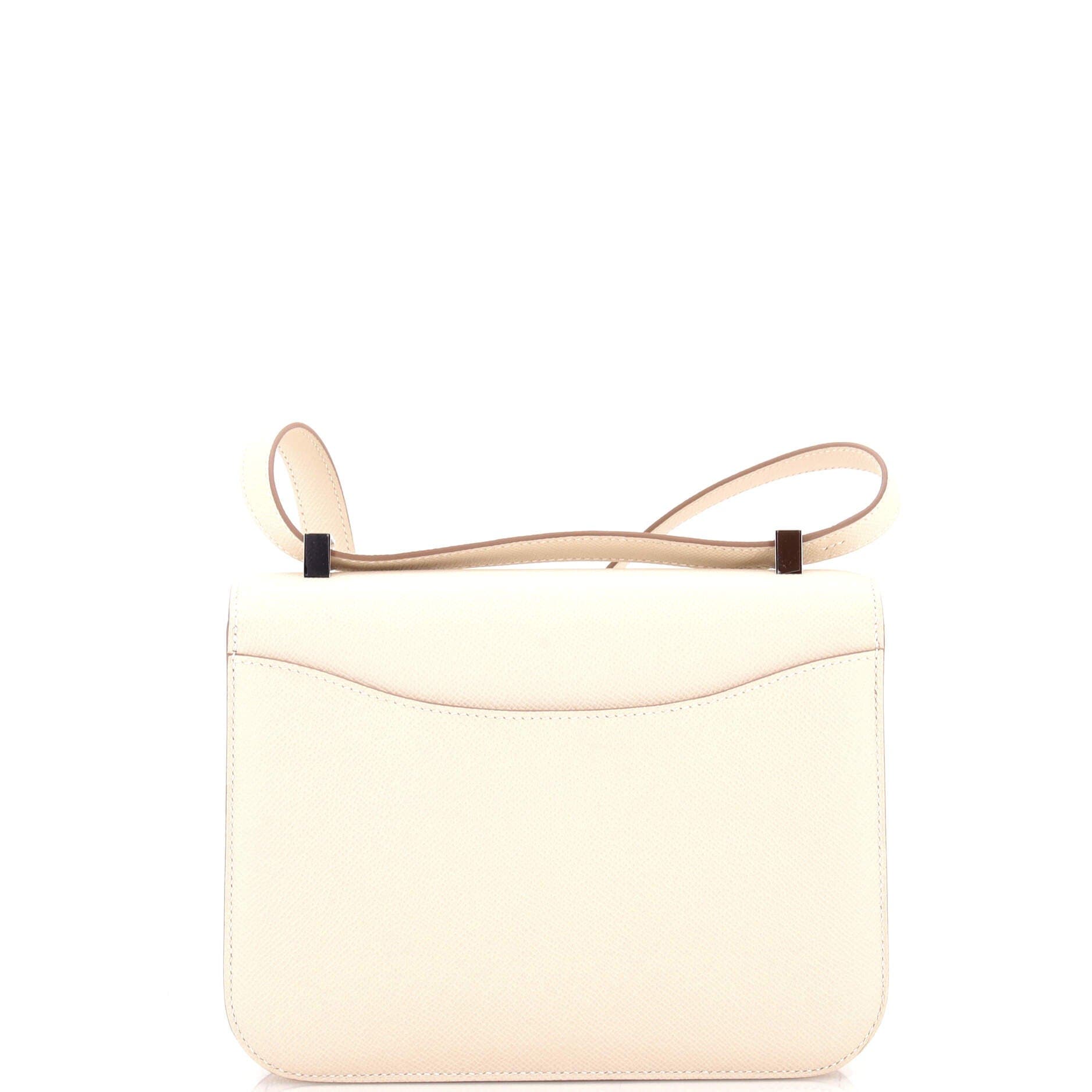 Pre-Owned Hermes Constance NM Bag Epsom 24, Alternate, color, Craie