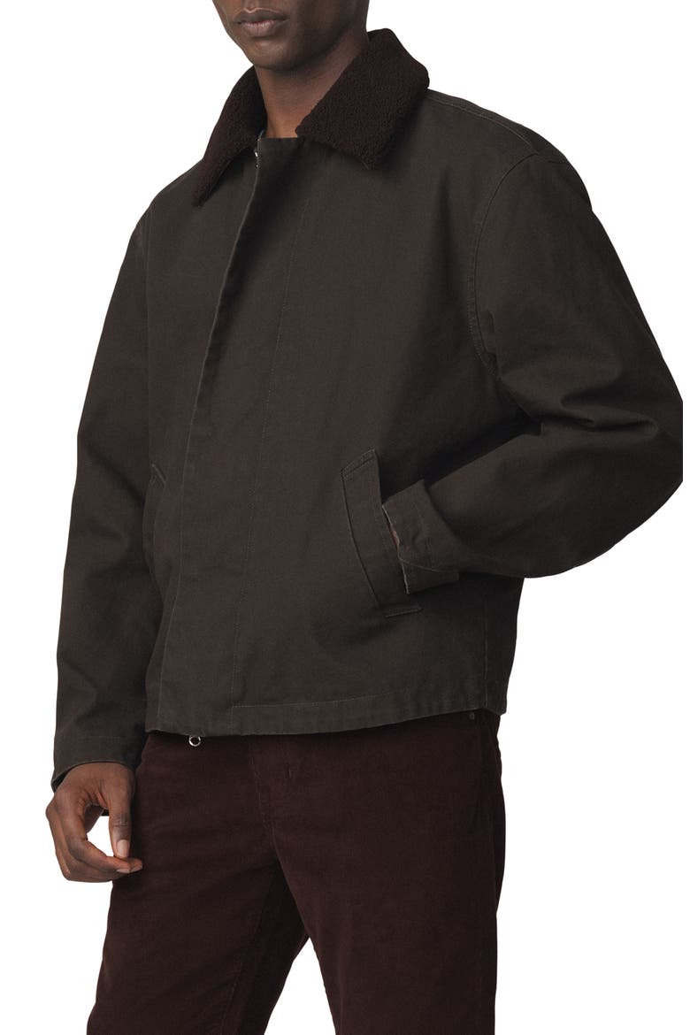 Canvas Utility Jacket, Alternate, color, TEA LEAF