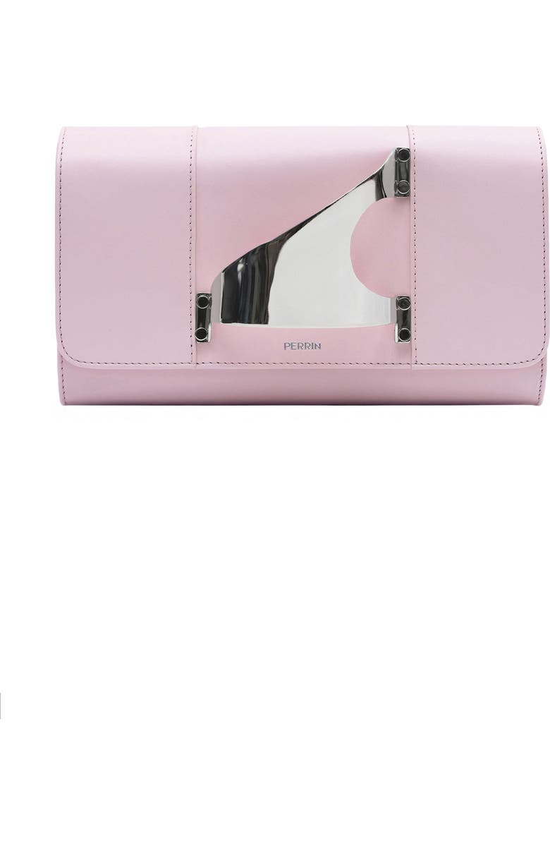 PERRIN PARIS L'Eiffel Classic Clutch, Main, color, Puff Pink