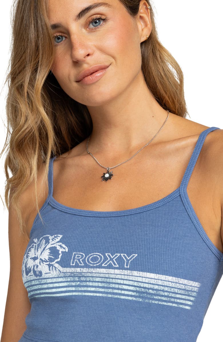 Roxy Hibiscus Stripe Dive Tank, Alternate, color, Coastal