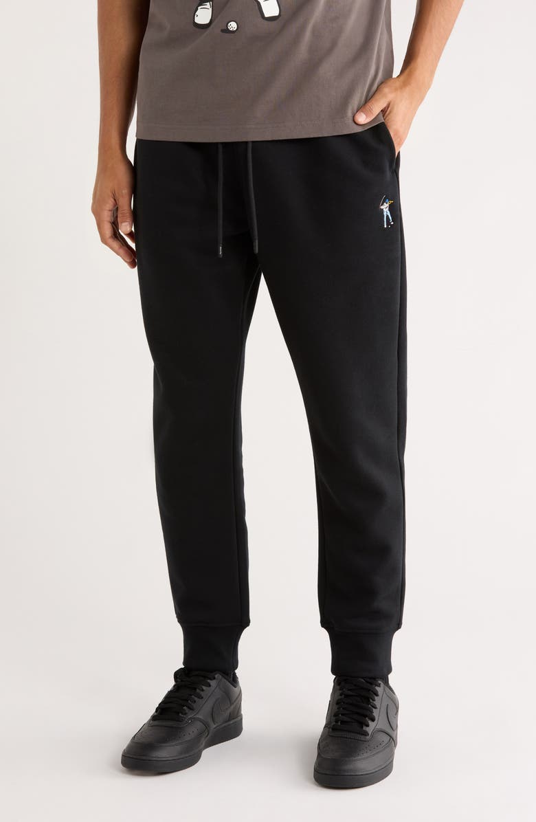 Eastside Golf Core Fleece Joggers, Main, color, Black