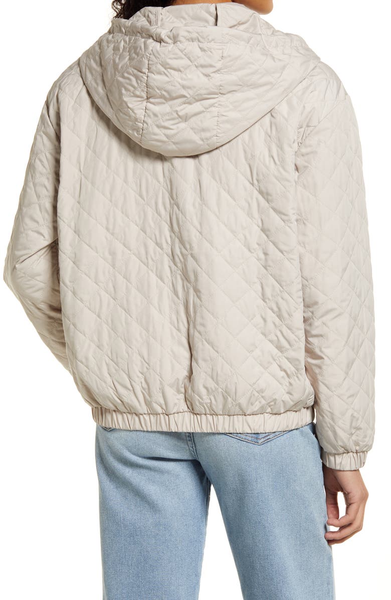 Ilse Jacobsen Packable Quilted Hooded Bomber Jacket, Alternate, color,