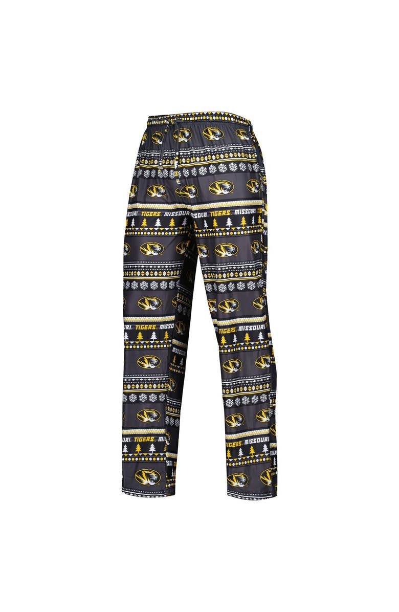 CONCEPTS SPORT Men's Concepts Sport Black Missouri Tigers Swivel Long Sleeve T-Shirt & Pants Sleep Set, Alternate, color, Black