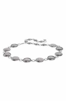 Vince Camuto Etched Disc Belt
