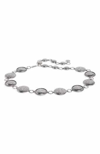 Vince Camuto Etched Disc Belt