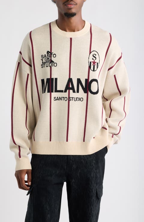 Milano Jacquard Cotton Sweater