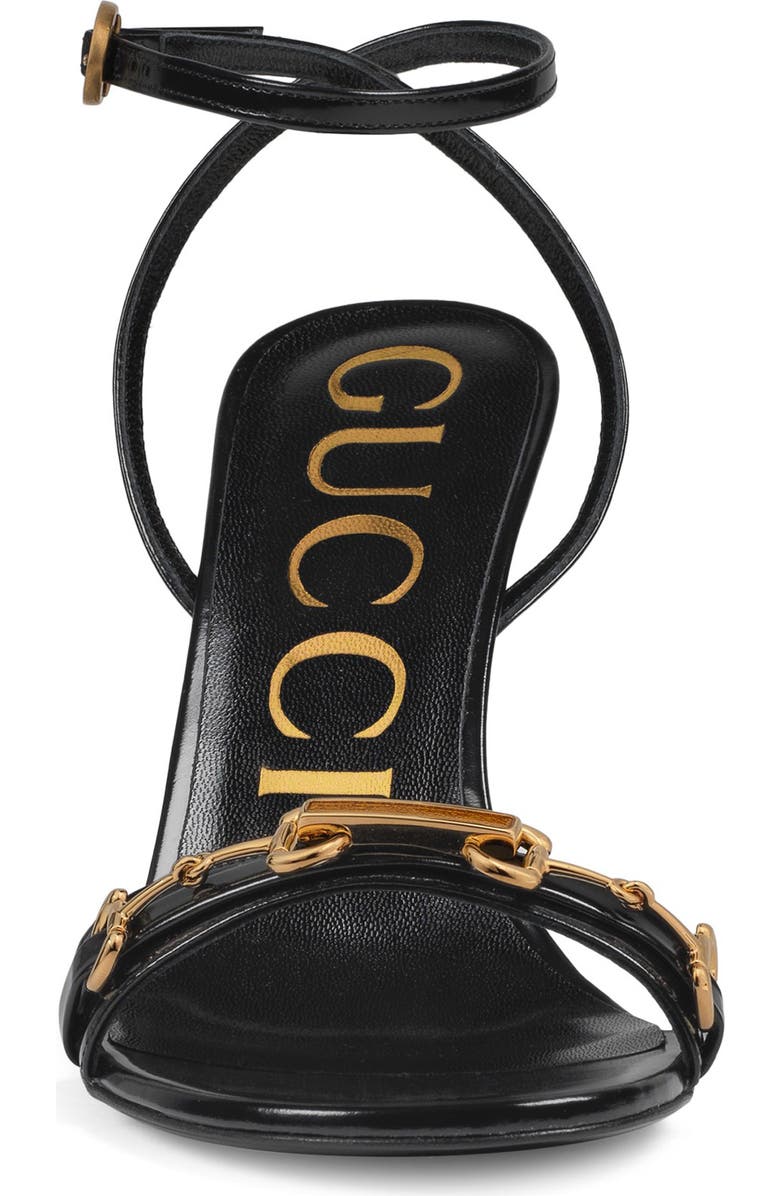 Gucci Moorea Horsebit Strappy Sandal, Alternate, color,