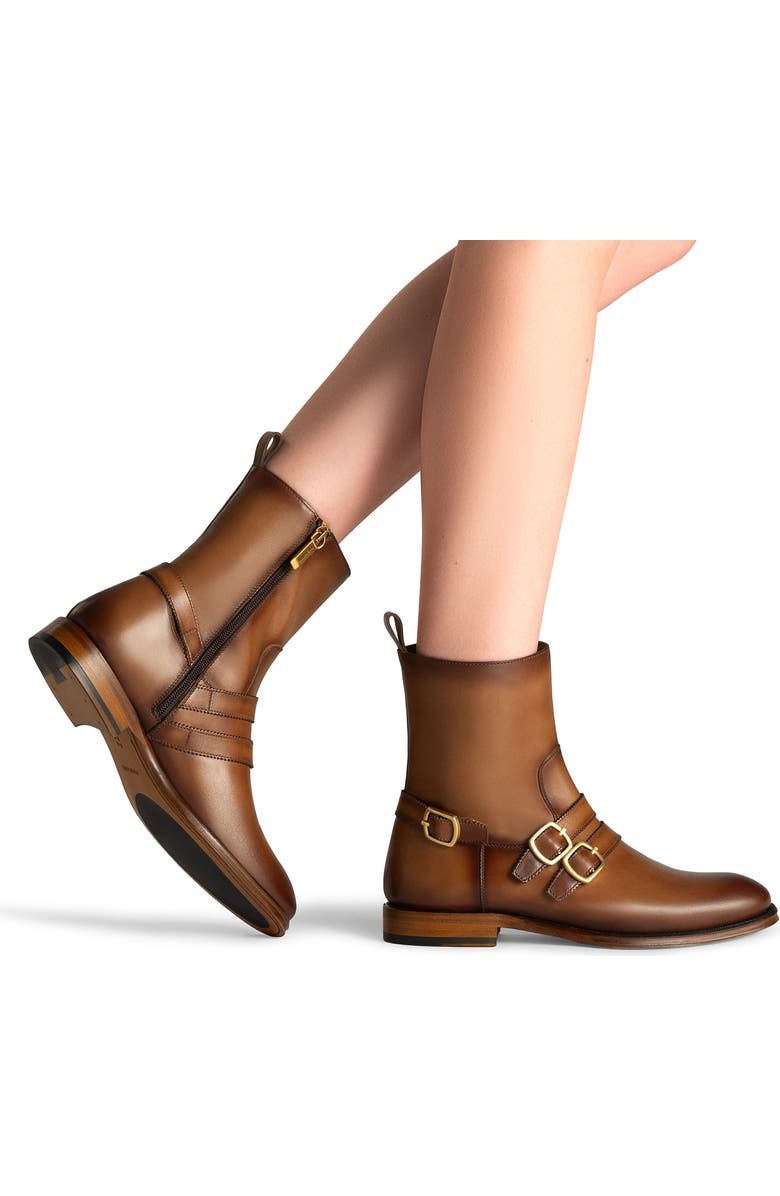 Magnanni Mika Bootie, Alternate, color, Midbrown