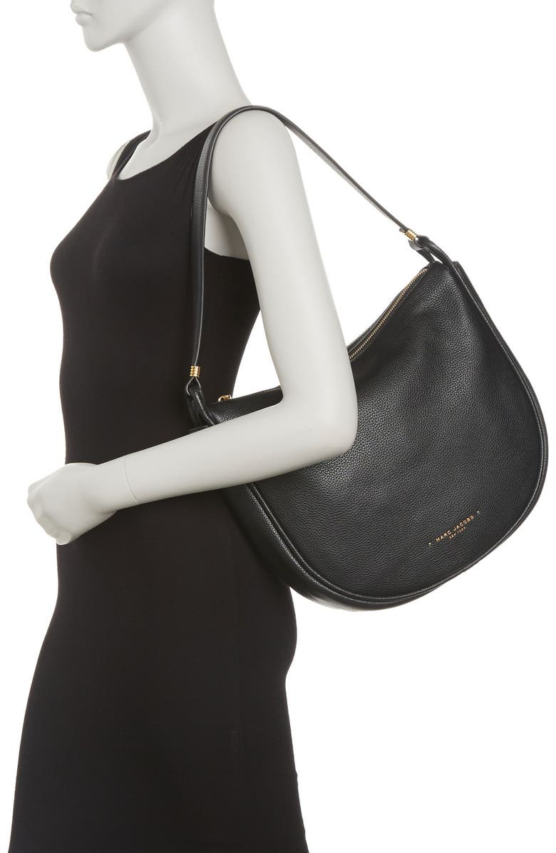 Marc Jacobs Leather Hobo Bag, Alternate, color,