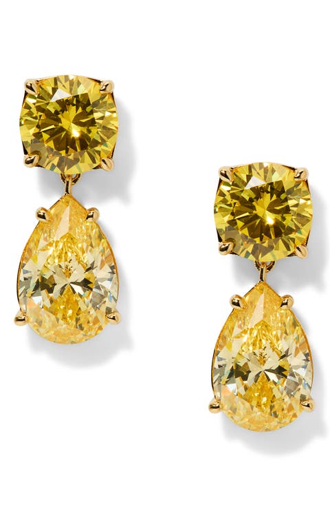 Maiden Cubic Zirconia Drop Earrings