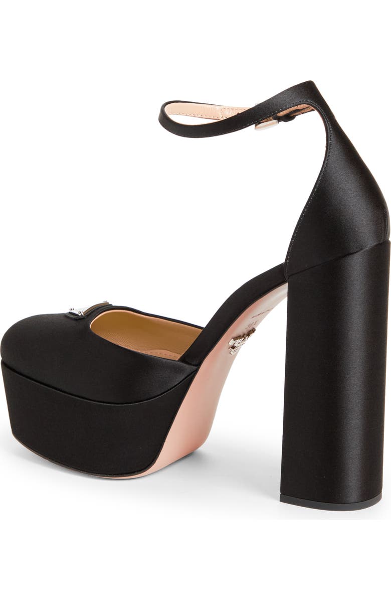 Prada Plateau Ankle Strap Platform Pump, Alternate, color,