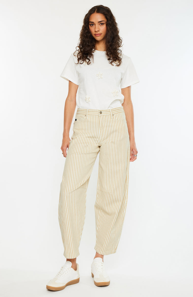 KanCan Mariana Low Slung Horseshoe Jeans, Alternate, color, Tan