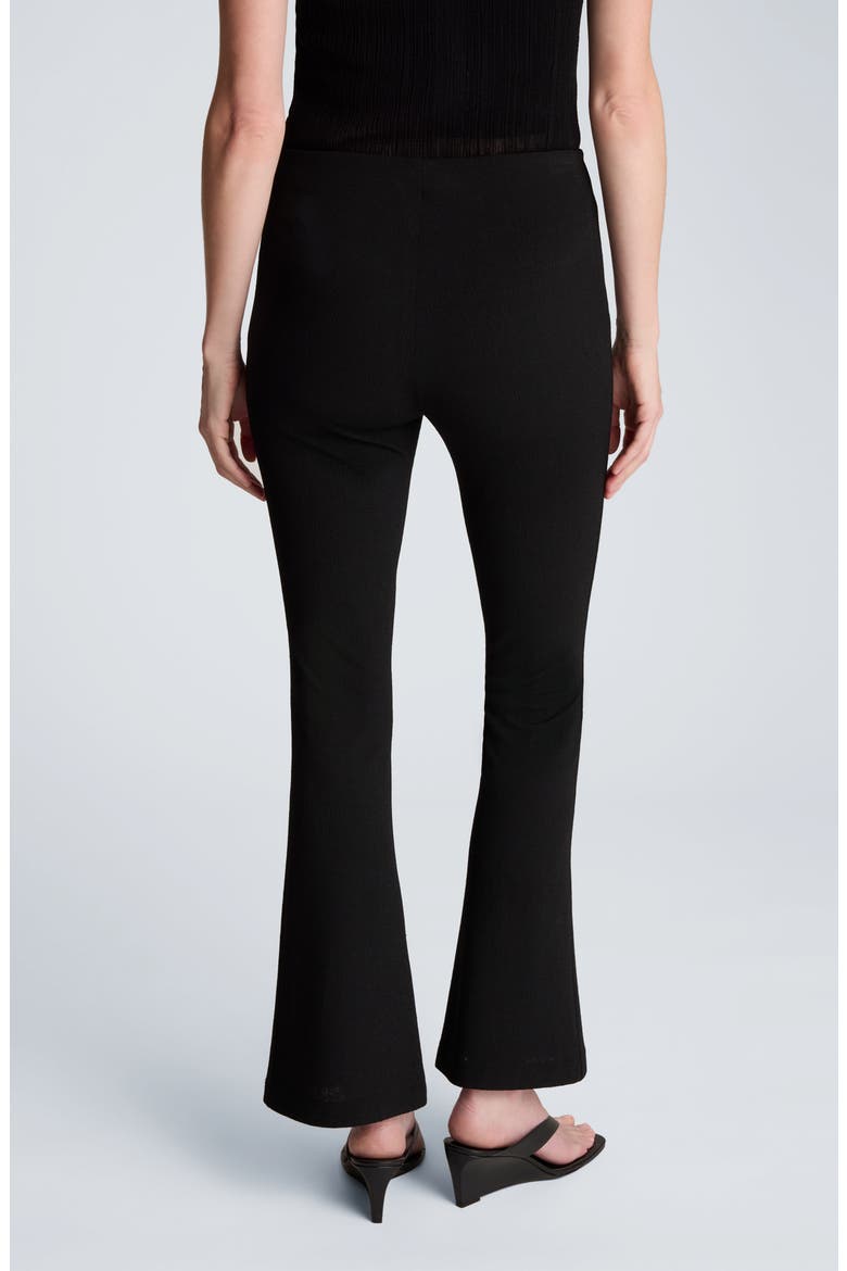 Flare Leg Pull-On Pants, Alternate, color, BLACK