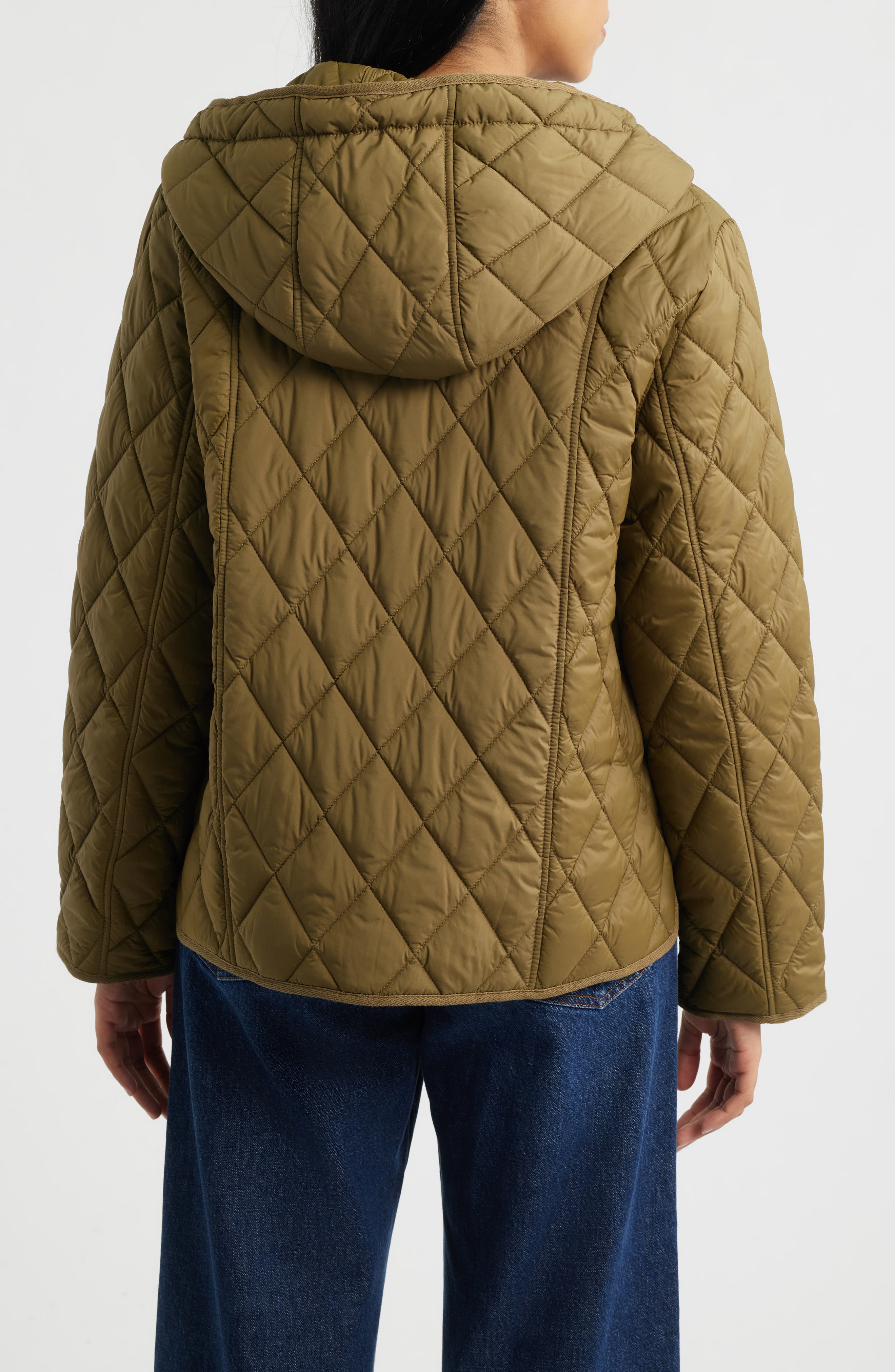 Женские куртки Bernardo Diamond Quilted Hooded Liner Jacket — фото 2
