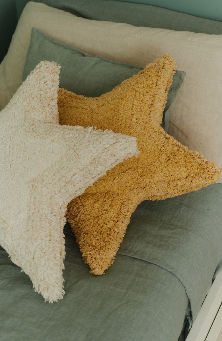 Lorena Canals Stella Cushion, Alternate, color, Honey