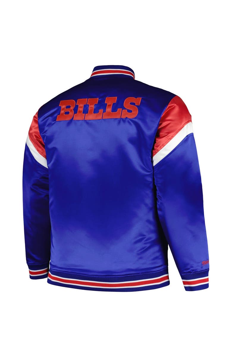 Mitchell & Ness Men's Mitchell & Ness  Royal Buffalo Bills Big & Tall Satin Full-Snap Jacket, Alternate, color, Royal